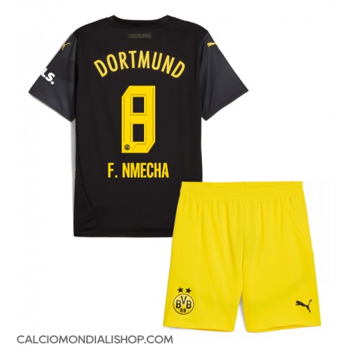 Maglie da calcio Borussia Dortmund Felix Nmecha #8 Seconda Maglia Bambino 2024-25 Manica Corta (+ Pantaloni corti)